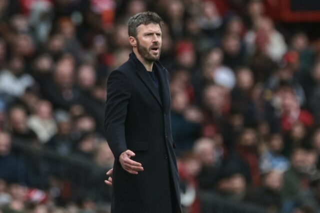 Michael Carrick diz que o Man Utd fez um 'teste' Michael Carrick diz que o Man Utd fez um 'teste' complicado contra o Villa, que sempre enganou Ruben Amorim