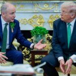 Micheal Martin e Trump da Irlanda em estranha troca no Dia de São Patrício