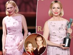 Michelle Williams homenageia James Van Der Beek após a morte da co-estrela de ‘Dawson’s Creek’ Michelle Williams homenageia James Van Der Beek após a morte da co-estrela de 'Dawson's Creek'