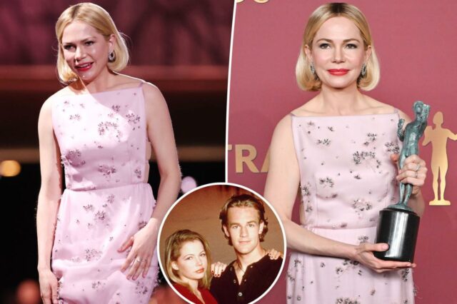 Michelle Williams homenageia James Van Der Beek após a morte Michelle Williams homenageia James Van Der Beek após a morte da co-estrela de 'Dawson's Creek'