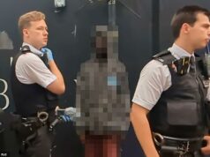 Migrante de hotel de asilo que deixou mulher cega apavorada ao invadir sua casa é inocentado pela polícia por falta de provas Uma foto tirada na sequência capturou o homem olhando para o público enquanto a polícia o detinha depois que ele aterrorizou uma mulher cega ao invadir sua casa.