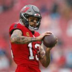 A carreira de Mike Evans na NFL começou com os Buccaneers em 2014.