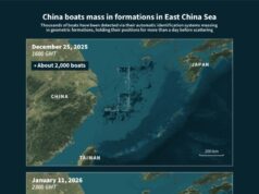 Milhares de barcos chineses se aglomeram no mar, levantando questões Yahoo news home