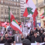 Milhares de pessoas em Paris protestam contra ações militares no Irã, no Líbano e na Palestina