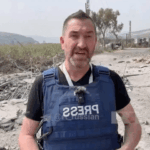 Mísseis atingem perto de repórter durante ataques israelenses no Líbano