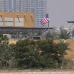 A Embaixada dos EUA em Bagdá foi bombardeada.