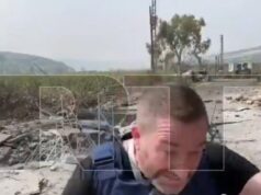 Míssil cai a metros de repórter no Líbano Míssil cai a metros de repórter no Líbano