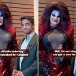 Momento bizarro, milionário ligado à AOC consegue que a drag queen o apoie para o assento de Nancy Pelosi