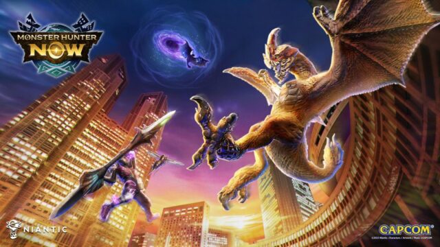 Almudron é uma criatura à base de água em Monster Hunter Now