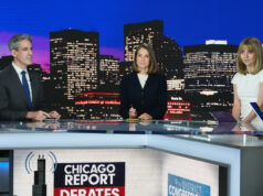 Muito dinheiro inunda as primárias de Chicago com mentiras – mas não ganhou O candidato democrata ao Congresso, o prefeito de Evanston, Daniel Biss, fala durante o debate primário do 9º distrito da Câmara dos EUA, em Chicago, quarta-feira, 25 de fevereiro de 2026. (AP Photo/Nam Y. Huh)