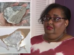 Mulher de Houston afirma que suposto meteorito caiu em casa após explosão abalar moradores Mulher de Houston afirma que suposto meteorito caiu em casa após explosão abalar moradores