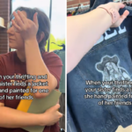 Mulher visita brechó e depois percebe a jaqueta: ‘Pior medo’