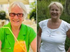 Mulher visita pronto-socorro por causa de dores nas costas, médico oferece programa de morte Uma mulher com uma blusa branca em pé na natureza