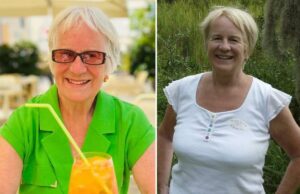 Mulher visita pronto-socorro por causa de dores nas costas, médico oferece programa de morte Uma mulher com uma blusa branca em pé na natureza