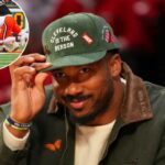 Myles Garrett, do Cleveland Browns, usando um