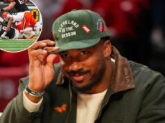 Myles Garrett citado por excesso de velocidade novamente – o nono desde 2017 Myles Garrett, do Cleveland Browns, usando um