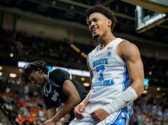 NCAA envia mensagem de despedida para Seth Trimble da UNC após eliminação do torneio da NCAA Michael Gallagher