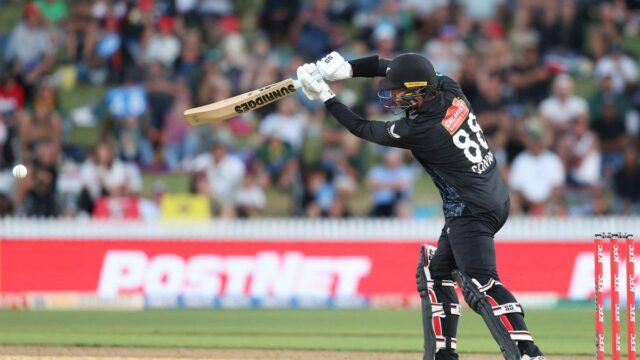 NZ vs SA, 2º placar T20I AO VIVO: Nova Zelândia 55/2 após sete saldos; Conway se aproxima dos cinquenta
