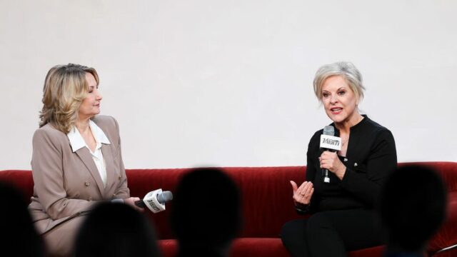 Dea Lawrence and Nancy Grace at the Variety True Crime Summit presented by Investigation Discovery during the 2026 SXSW Conference and Festival held at Assembly Hall on March 13, 2026 in Austin, Texas.