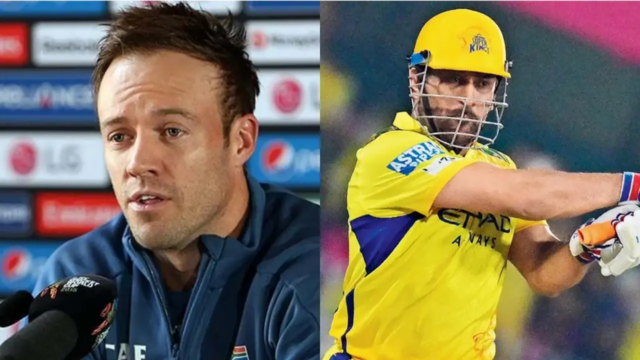 Não há razão para Dhoni rebater em ordem inferior pelo CSK, diz AB de Villiers
