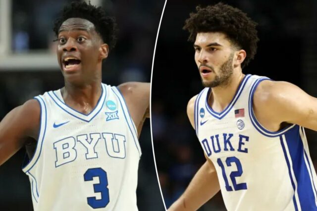 AJ Dybantsa marcou 35 pontos na derrota da BYU para o Texas na primeira rodada do torneio da NCAA em 19 de março de 2026.