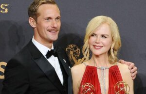 Nicole Kidman ‘Não suporto mau hálito’ e disse a Alexander Skarsgård para parar de comer falafel antes das filmagens de ‘Big Little Lies’: ‘Não antes de beijar ou fazer amor’ Nicole Kidman 'Não suporto mau hálito' e disse a Alexander Skarsgård para parar de comer falafel antes das filmagens de 'Big Little Lies': 'Não antes de beijar ou fazer amor'