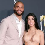Sarah Jane Ramos e Dak Prescott incomodados por uma despedida de solteira cheia de fãs dos Eagles