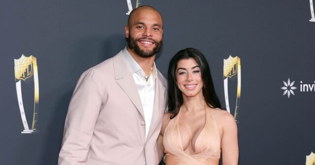 Sarah Jane Ramos e Dak Prescott incomodados por uma despedida de solteira cheia de fãs dos Eagles