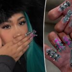North West, 12, estreia uma nova manicure ousada com pontas e piercings após reação negativa