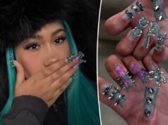 North West, 12, estreia uma nova manicure ousada com pontas e piercings após reação negativa North West, 12, estreia uma nova manicure ousada com pontas e piercings após reação negativa