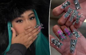 North West, 12, estreia uma nova manicure ousada com pontas e piercings após reação negativa North West, 12, estreia uma nova manicure ousada com pontas e piercings após reação negativa