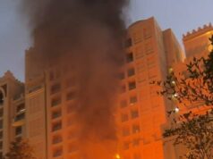 Novas explosões abalam Dubai, Doha e Abu Dhabi O hotel Fairmont Palm em Dubai foi atingido no fim de semana quando áreas turísticas foram atingidas pelo Irã