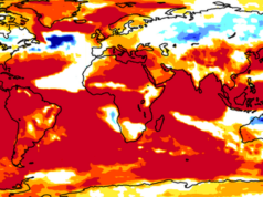 Novas previsões sugerem que o super El Niño poderá se formar dentro de meses Mapa de previsão sazonal do Centro Europeu de Previsões Meteorológicas de Médio Prazo para El Niño.