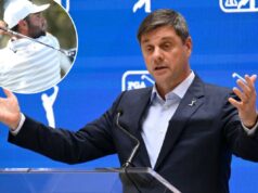 Novo chefe revela um plano de seis partes para mudar completamente a temporada do PGA Tour Brian Rolapp, CEO do PGA Tour, fala à mídia antes do THE PLAYERS Championship 2026 no campo THE PLAYERS Stadium no TPC Sawgrass em 11 de março de 2026 em Ponte Vedra Beach, Flórida.