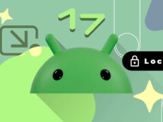 O Android 17 pode trazer uma atualização de carregamento que você não sabia que precisava Gráfico do Android 17 apresentando o mascote do Android atrás do número 17 segurando uma esfera verde estampada.