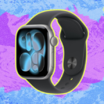 Smartwatch Apple Watch Series 11 (GPS 42mm) com caixa de alumínio cinza espacial com pulseira esportiva preta - S/M. Pontuação de sono, rastreador de condicionamento físico, monitoramento de saúde, tela sempre ativa, resistente à água