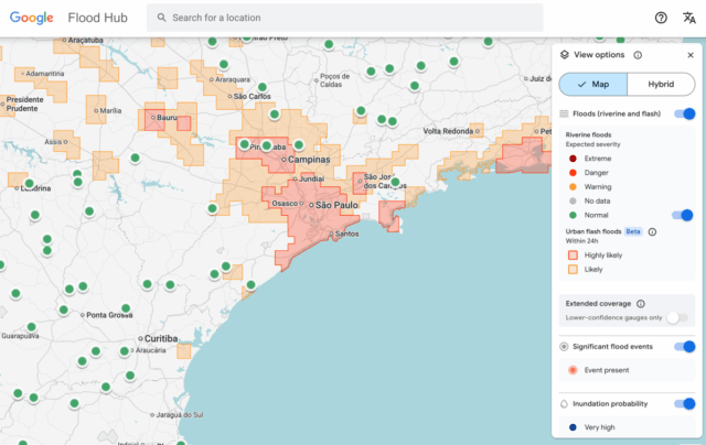 O Google está usando notícias antigas e IA para prever inundações repentinas

