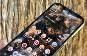 O Google tem um plano para consertar a desordem da tela inicial do seu Pixel Uma imagem destacando a tela inicial do Pixel Launcher sem nomes de ícones de aplicativos.