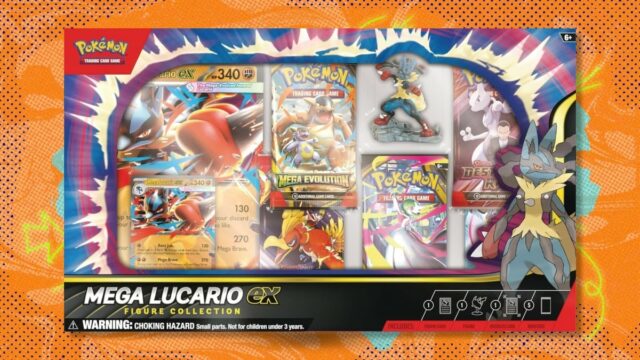 O Pokémon TCG: Mega Lucario ex Figure Collection tem $ 20 de desconto com este código de cupom exclusivo na Amazon

