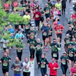 O co-patrocínio da Apple na Maratona de Londres poderia sinalizar novos recursos do Apple Watch | A foto mostra corredores competindo durante um evento anterior