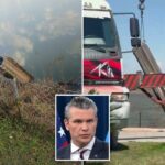 O secretário de Estado Marco Rubio e o secretário de Defesa Pete Hegseth participam de uma reunião com o chanceler alemão Friedrich Merz e o presidente Donald Trump no Salão Oval da Casa Branca, terça-feira, 3 de março de 2026.