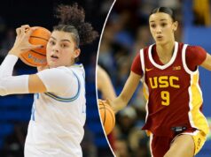 O basquete feminino da UCLA faz história na Big Ten depois de derrotar a rival USC Estrela da UCLA, Kiki Rice