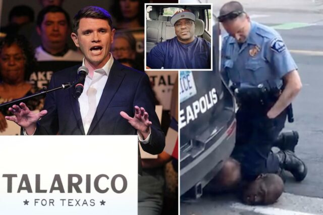 O candidato ao Senado Democrata do Texas, James Talarico, 'orgulhosamente' doou para um grupo que pressiona para cortar fundos policiais em Austin - onde os homicídios dispararam
