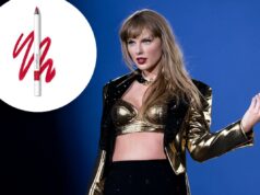 O delineador labial vermelho Eras Tour da Taylor Swift custa apenas US $ 12 durante a grande promoção de primavera da Amazon Smashbox Always Sharp Lip Liner em Carmesim.