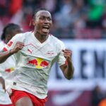 O desempenho de Yan Diomande na vitória do RB Leipzig por 2 a 1, assistido pelos olheiros do Man United