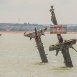 O naufrágio do SS Richard Montgomery, no fundo do Tâmisa, tornou-se um 'alvo fácil' para um ataque iraniano de drones, alertam especialistas