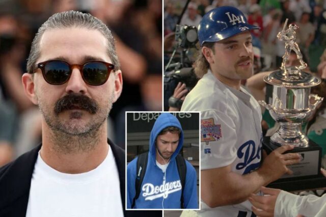 O fã dos Dodger, Shia LaBeouf, revela sua briga na liga principal com Mike Piazza

