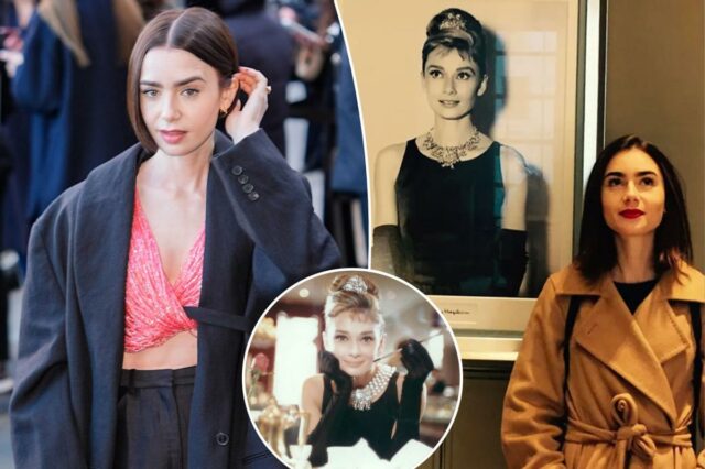 O filho de Audrey Hepburn reage ao elenco de Lily Collins enquanto os fãs brigam por causa do filme da era 'Breakfast at Tiffany's'

