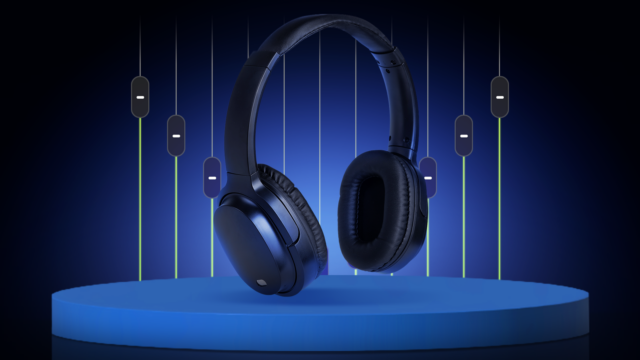 O hack de áudio que fez meus fones de ouvido O Anker Soundcore Life Q20 em um desktop.