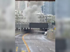 O momento em que o ataque iraniano atinge o centro de Tel Aviv O momento em que o ataque iraniano atinge o centro de Tel Aviv